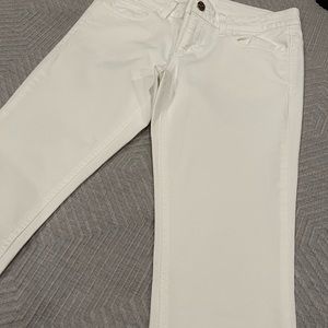 Gucci cotton white pants with Gucci label
